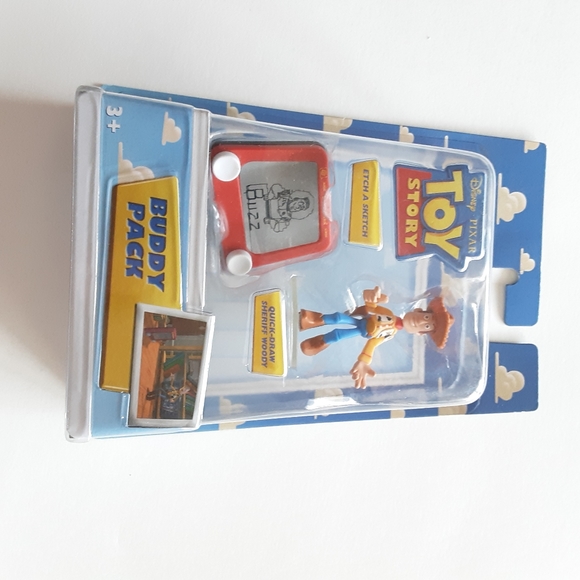 DISNEY TOY STORY ETCH A SKETCH QUICK- DRAW SHERIFF WOODY BUDDY PACK NEW - Picture 3 of 3
